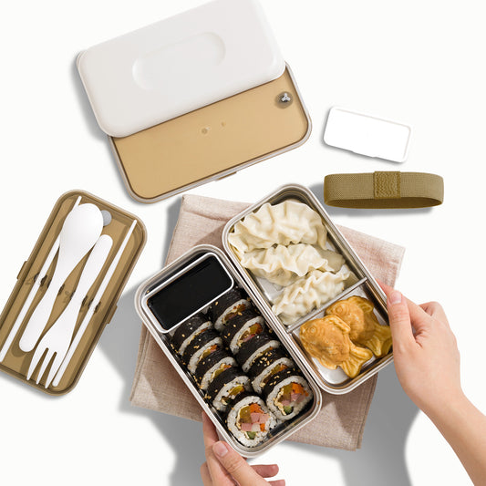 The Microwavable Lunch Bento (Latte)