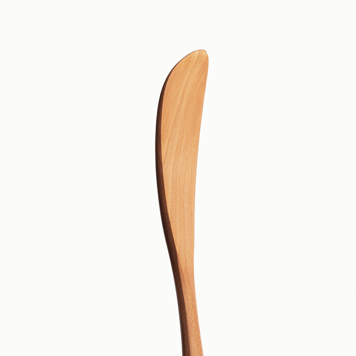 Solid Beech Wood Angled Spatula