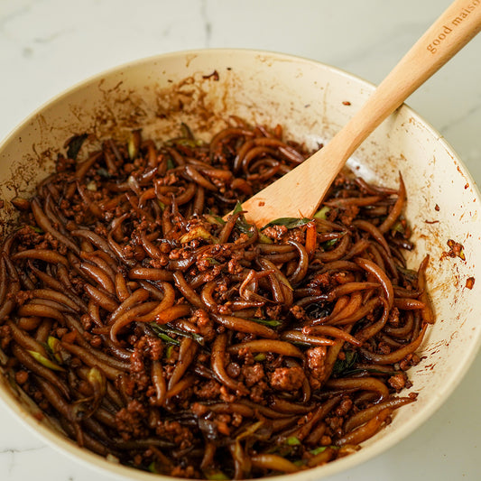 Scallion Pork Mee Tai Mak