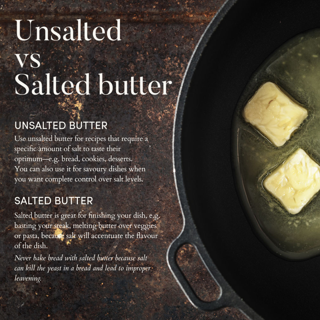Salted vs Unsalted Butter