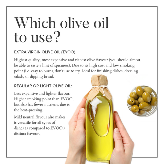 Difference Between Olive Oil and Extra Virgin Olive Oil (EVOO)