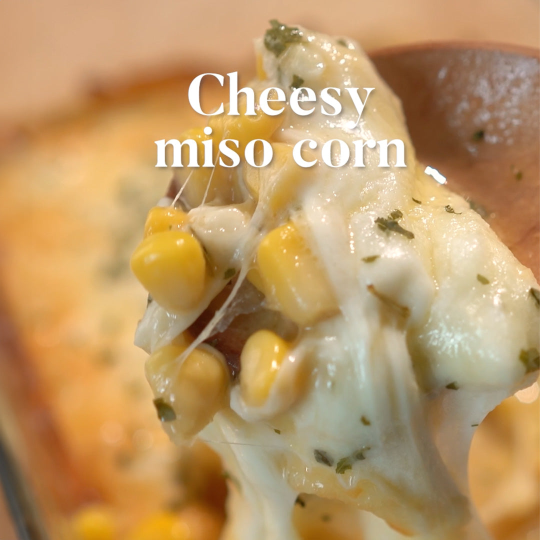 Cheesy Miso Corn