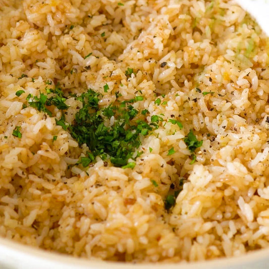 Garlic Butter Dashi Rice