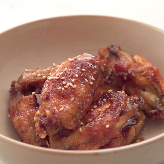 Honey Garlic Air Fryer Wings