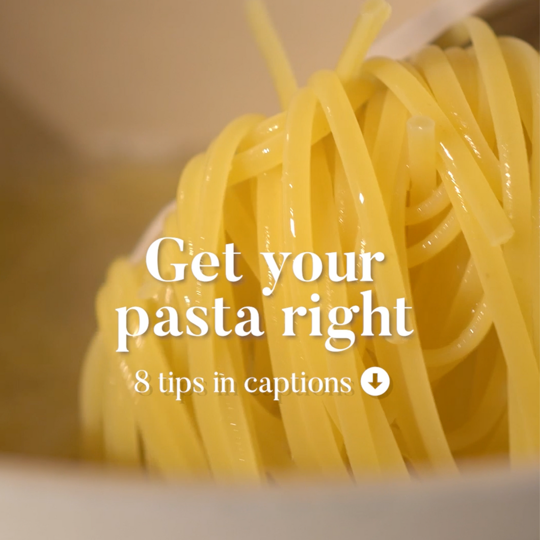 Get your pasta right: 8 tips