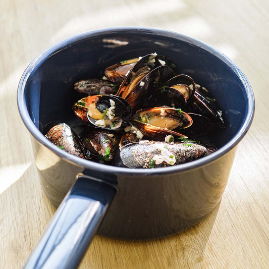 Easy White Wine Mussels