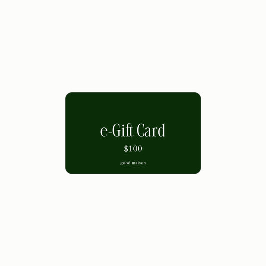 The e-Gift Card