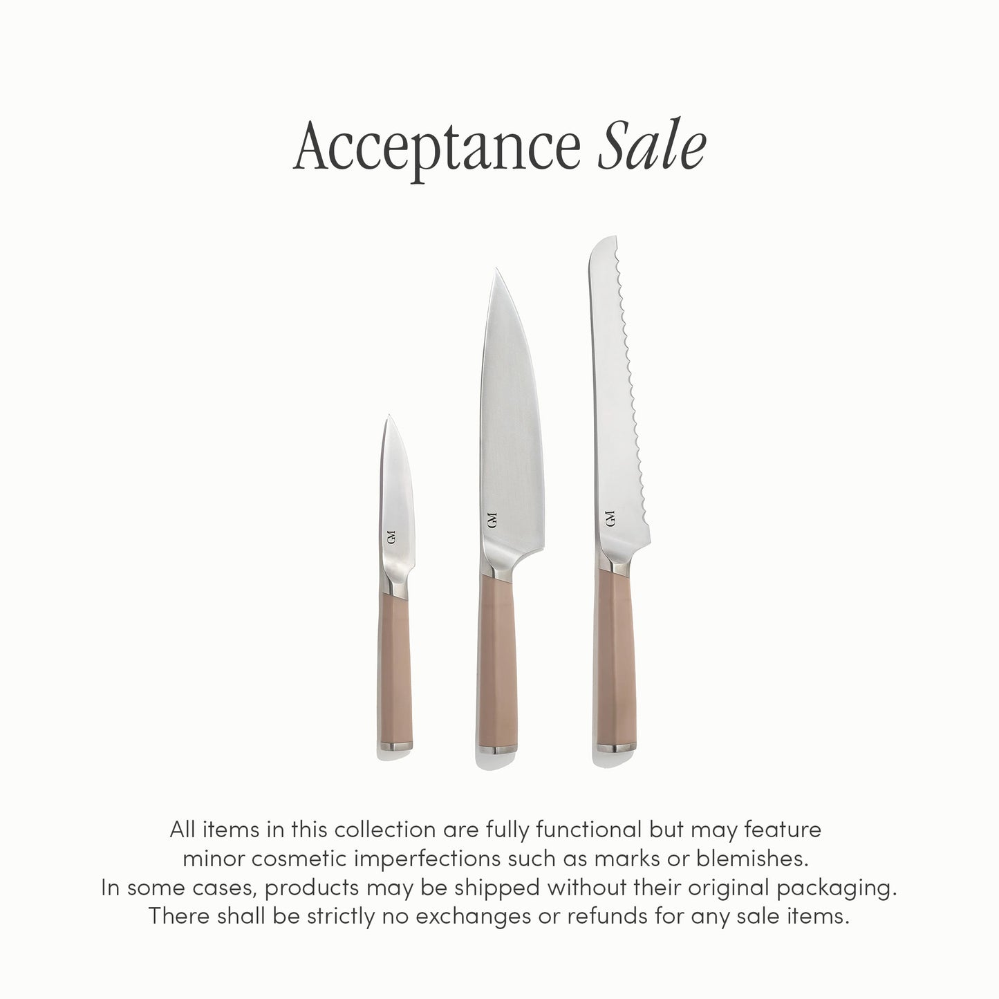 Acceptance Sale: The Essential Knives (B-Stock) [U.P. $175]