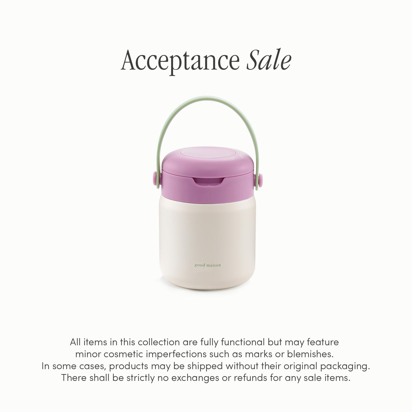 Acceptance Sale: Buddy Thermal Jar (Shortcake) (B-Stock) [U.P. $38]
