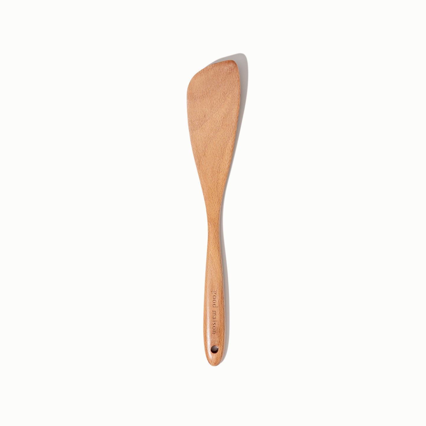 Solid Beech Wood Angled Spatula