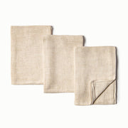 Linen Kitchen Tea Towels, Set of 3